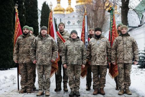 Командувач Сил ТрО з командирами бригад. Січень 2024, Київ